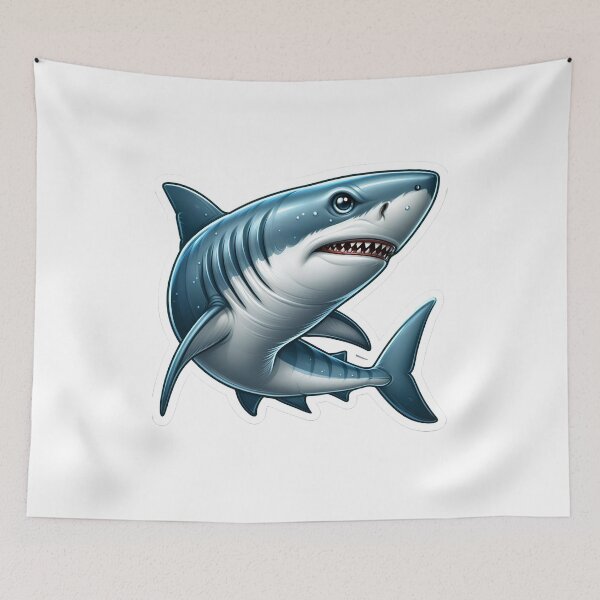 Item preview, Great White Shark designed and sold by BeachBreezyVA.