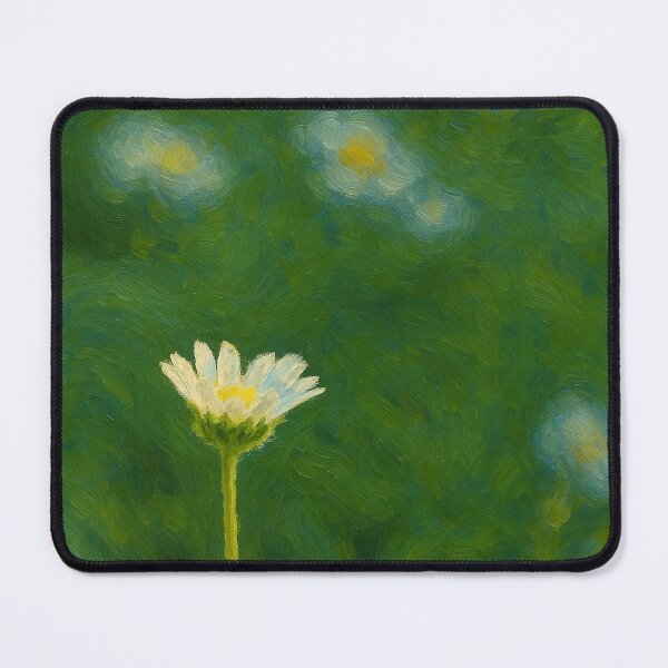 Item preview, Solitary Daisy – Oil Painting Style designed and sold by Pacika.