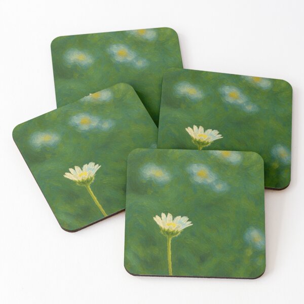 Item preview, Solitary Daisy – Oil Painting Style designed and sold by Pacika.