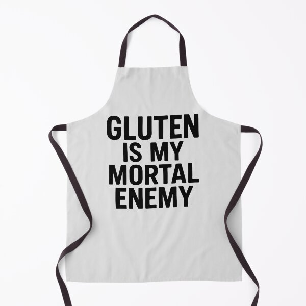 Item preview, Gluten Is My Mortal Enemy – Celiac Humor Design designed and sold by tinytwist.