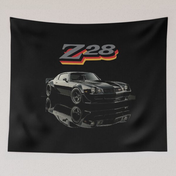 Item preview, 1978 Chevy Camaro Z28 Blackout – Retro Widebody Reflection designed and sold by TheArtOfCar.