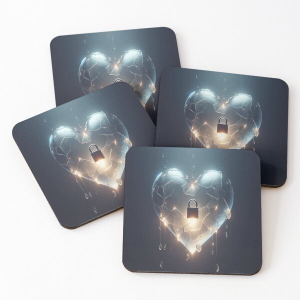 Item preview, Locked Heart – Fragility Under Lock and Key designed and sold by GalenaDeco.