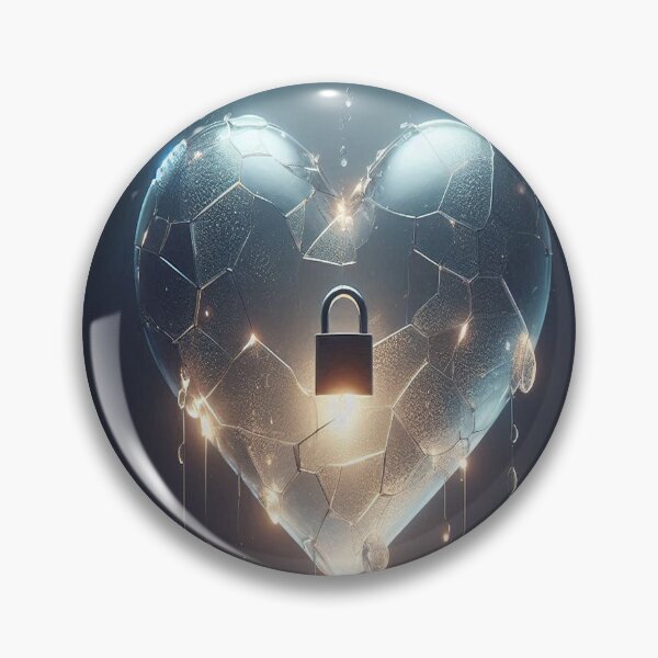Item preview, Locked Heart – Fragility Under Lock and Key designed and sold by GalenaDeco.