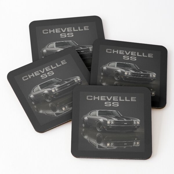 Item preview, 1970 Chevelle SS Blackout Muscle Car – Widebody Shadow Art designed and sold by TheArtOfCar.