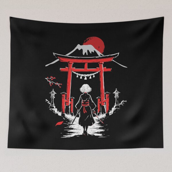 Item preview, Red Samurai Girl designed and sold by Faissal Thomass.