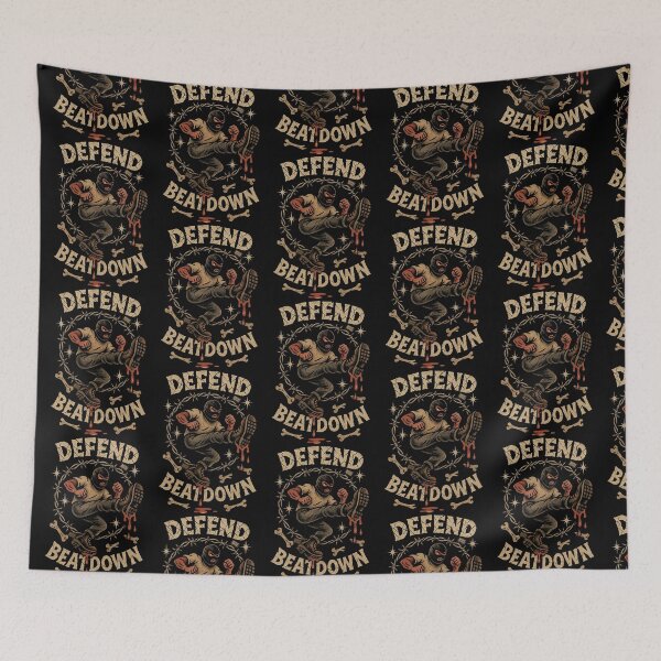 Item preview, DEFEND BEATDOWN HARDCORE - “Spin Kick” designed and sold by Brutal-Apparel.
