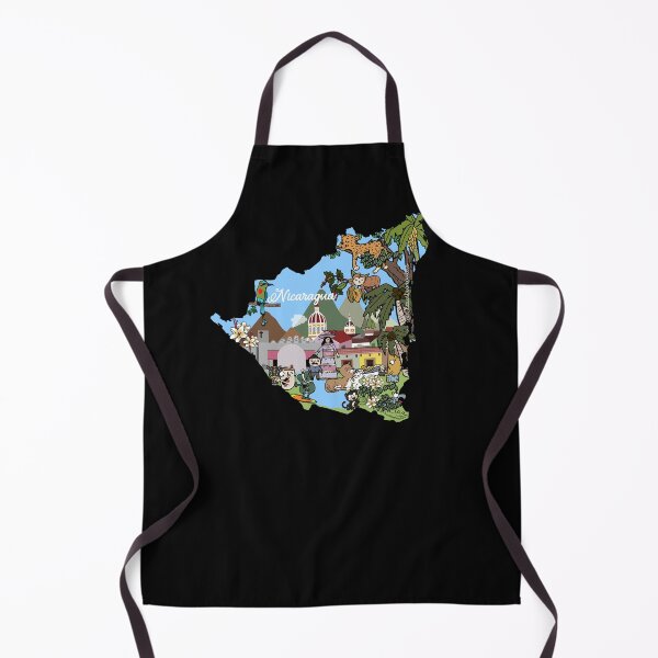 Item preview, Map of Nicaragua. Animals, Culture, Nature And Cities designed and sold by Claustronautas.