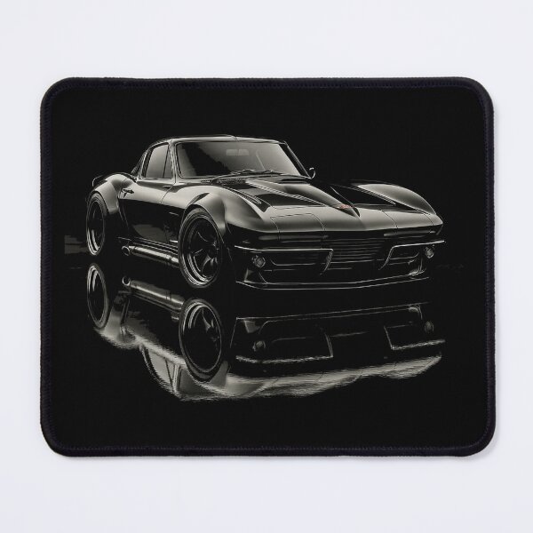 Artikelvorschau, 1967 Corvette Sting Ray – Widebody Monochrome Muscle Car Reflexion entworfen und verkauft von TheArtOfCar.