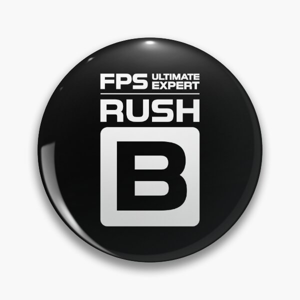 Item preview, FPS Ultimate Expert Rush B White on Black designed and sold by JohnnyVillas.