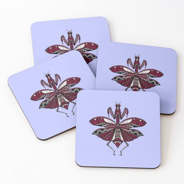 Item preview, Red Tribal Praying Mantis designed and sold by Steeb757.