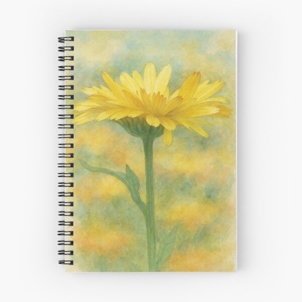 Item preview, Golden Yellow Marigold – Watercolor Fine Art Print designed and sold by Pacika.