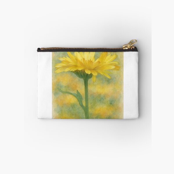 Item preview, Golden Yellow Marigold – Watercolor Fine Art Print designed and sold by Pacika.