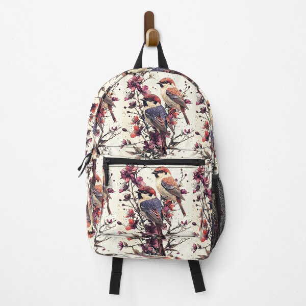 Item preview, Twin Sparrows in Bloom designed and sold by Taans-Creation.
