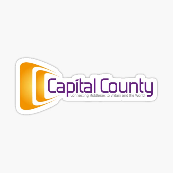 Capital county logo Sticker