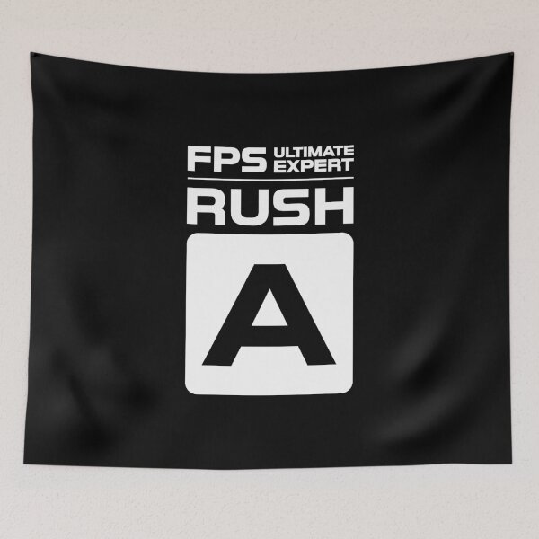 Artikelvorschau, FPS Ultimate Expert Rush Weiß auf Schwarz entworfen und verkauft von JohnnyVillas.