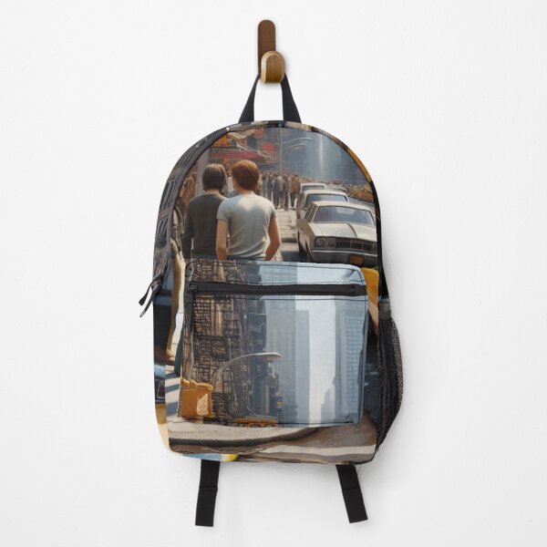 Item preview, 1970s New York Sidewalk Café – AI Artwork Capturing Retro City Life for Clothing and Accessories for Urban Travelers designed and sold by knalpot-design.