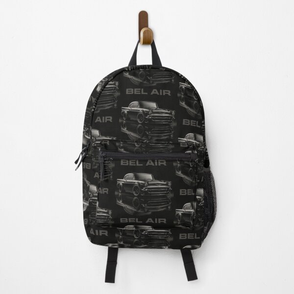 Item preview, 1957 Chevy Bel Air Restomod – Blacked-Out Classic Car Illustration with Reflected Gloss Finish designed and sold by TheArtOfCar.