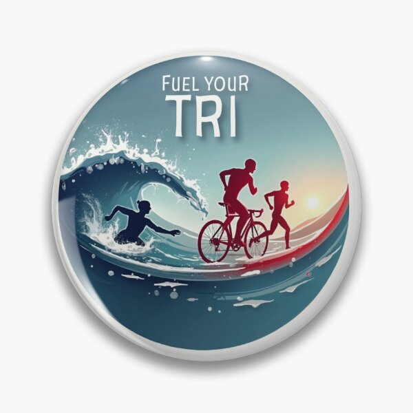Artikelvorschau, Fuel Your Tri – Motivierender Triathlon-Ausdauer-Aufkleber entworfen und verkauft von Triathlongram.