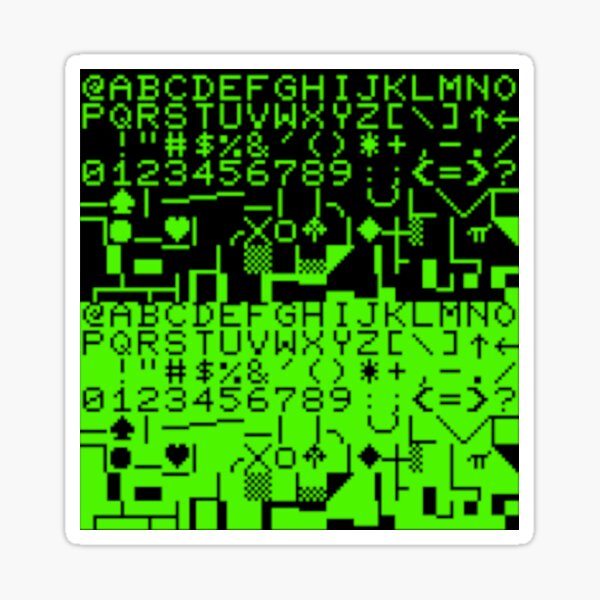 Item preview, Commodore PET character set designed and sold by Jagaroth.