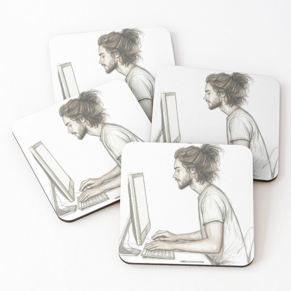 Item preview, Focused Developer at Work designed and sold by MelaDizayn.