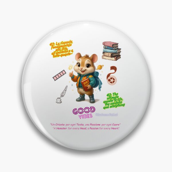 Item preview, Galactic Hamster – The Answer is 42! designed and sold by MadnessArtLab.