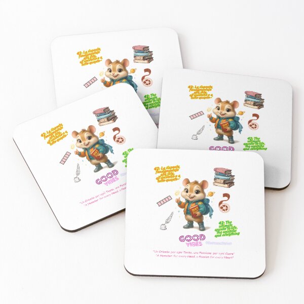 Item preview, Galactic Hamster – The Answer is 42! designed and sold by MadnessArtLab.