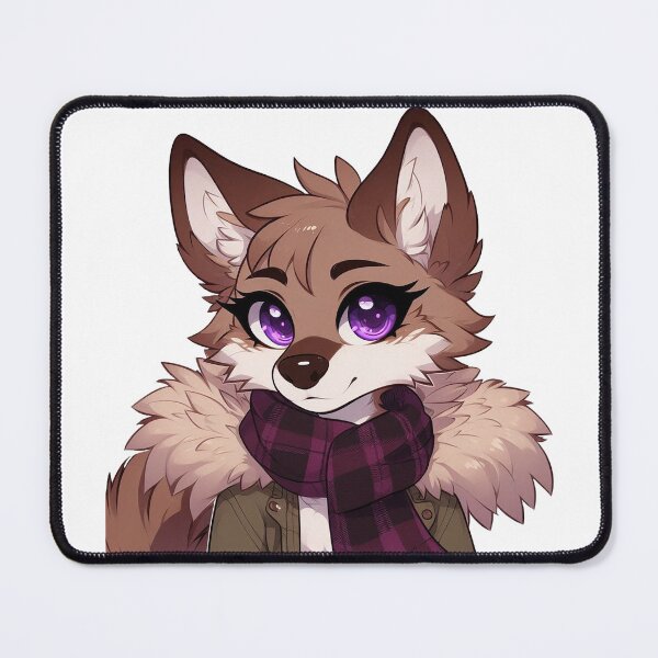Item preview, Winter Time Brown Coyote In a Fur Coat designed and sold by nikkolaus.
