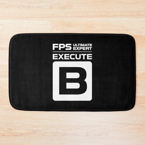 Item preview, FPS Ultimate Expert Execute B White on Black designed and sold by JohnnyVillas.
