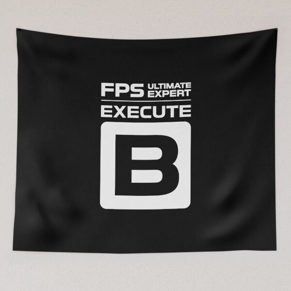 Item preview, FPS Ultimate Expert Execute B White on Black designed and sold by JohnnyVillas.