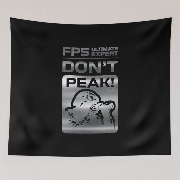 Artikelvorschau, FPS Ultimate Expert Don't Peak Aluminium-Textur entworfen und verkauft von JohnnyVillas.