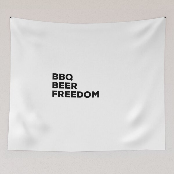 Item preview, BBQ BEER FREEDOM  designed and sold by hollycooper.