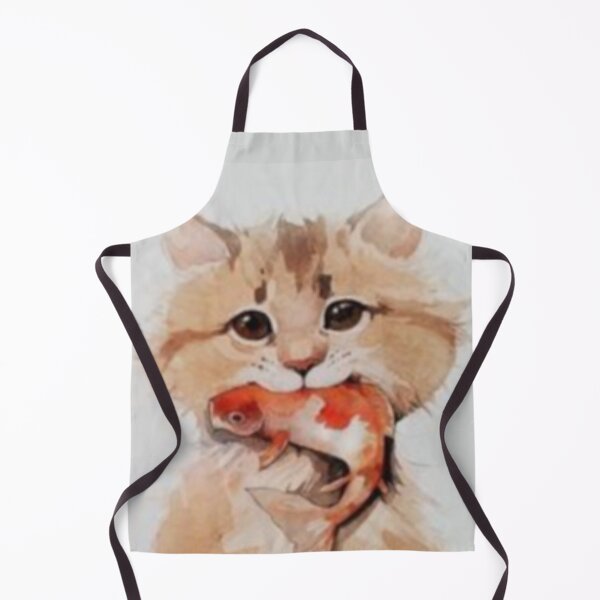 Item preview, kitten with a fish / FS designed and sold by KrisSJ12.