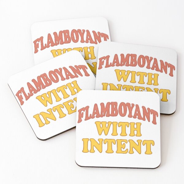 Item preview, Flamboyant with Intent – Bold Typography Art designed and sold by Haus Of Sin.