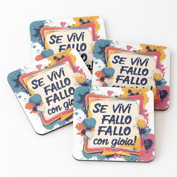 Item preview, ​Se Vivi, Fallo Con Gioia – Italian Vintage Pop Art Typography by Sweet Day​ designed and sold by Sweetday2025.