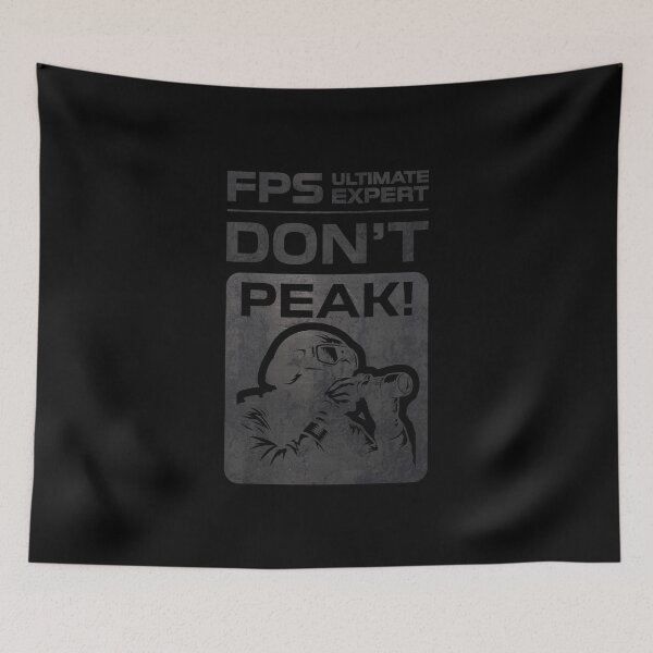 Item preview, FPS Ultimate Expert Don't Peak Dark Metal designed and sold by JohnnyVillas.