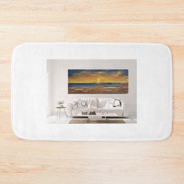 Item preview, Seescape, Landscape, Ontario Lake, bees-wax on wood-board, 24Hx58Lx1w inch, SKU 2011 designed and sold by Romeo Dobrota.