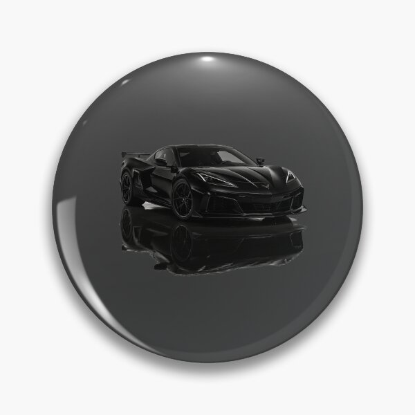 Item preview, Blacked Out C8 Corvette Z06 – Stealth Supercar Art with Reflective Mirror Finish designed and sold by TheArtOfCar.
