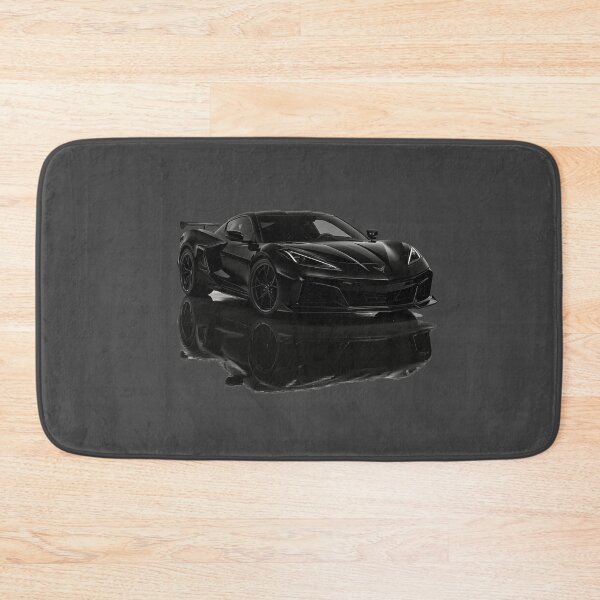 Item preview, Blacked Out C8 Corvette Z06 – Stealth Supercar Art with Reflective Mirror Finish designed and sold by TheArtOfCar.