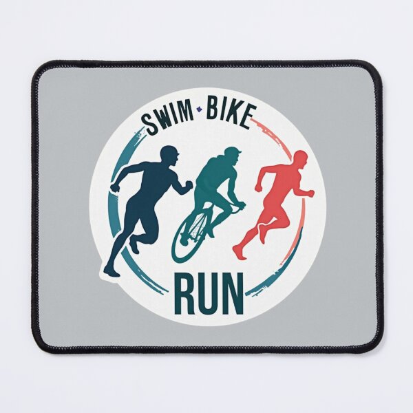 Item preview, Swim, Bike, Run – Iconic Triathlon Motivation Sticker designed and sold by Triathlongram.