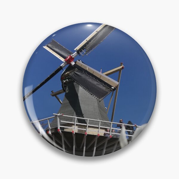 Item preview, Dutch windmill and tulips photography designed and sold by DiensDesign.