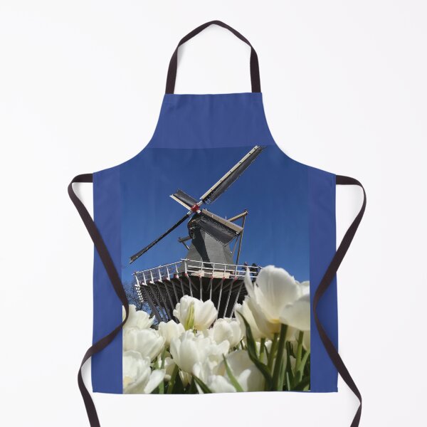 Item preview, Dutch windmill and tulips photography designed and sold by DiensDesign.
