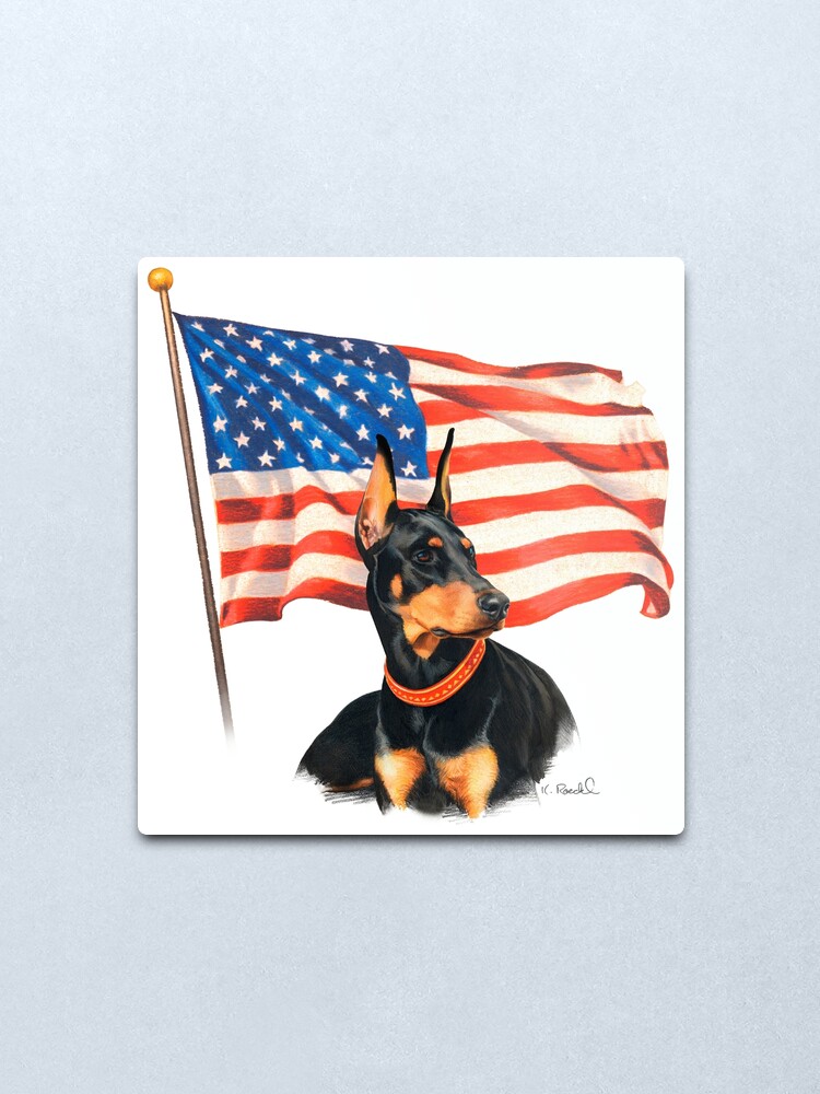 Alternate view of "Home of the Brave" Metal Print