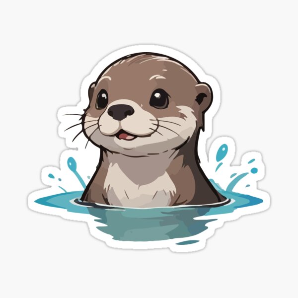 Artikel-Vorschau von Süßer Otter2, designt und verkauft von Animal Overload.