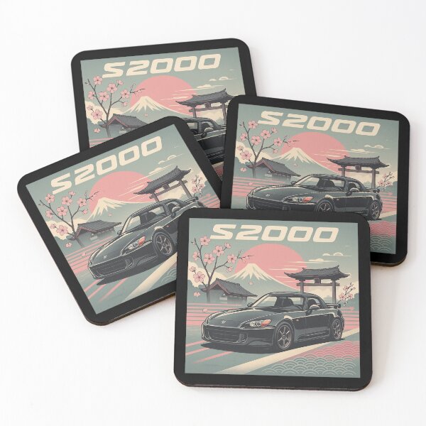 Item preview, Honda S2000 JDM Art – Sakura Drift Scene with Mt. Fuji & Torii Gate designed and sold by TheArtOfCar.