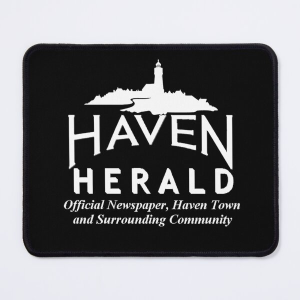 Item preview, Haven Herald News White Logo designed and sold by HavenDesign.