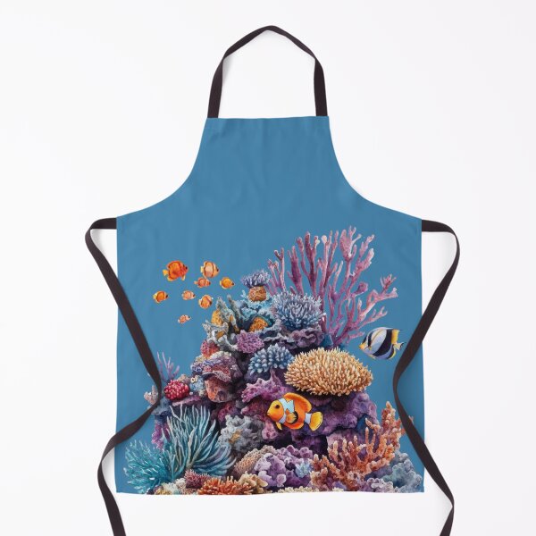 Item preview, Colorful Coral Reef Watercolor – Tropical Ocean Life T-Shirt designed and sold by AchaRat.