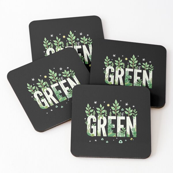 Item preview, Go Green Eco Design – Plant Powered Sustainable Message designed and sold by Furr-n-Purr.