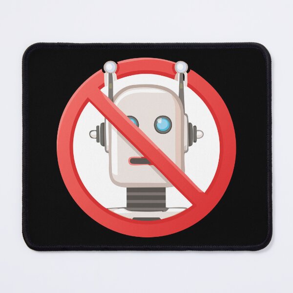 Item preview, Prohibition sign of using artificial intelligence, Do not use AI tools, Artificial Intelligence is not allowed, Anti Ai sign, No AI-Generated Content, Ban on artificial intelligence designed and sold by Danler.