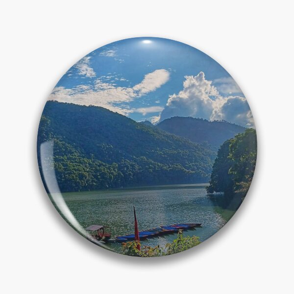 Item preview, Sunset Stillness Over Fewa Lake, Nepal designed and sold by Faruk Kalkan Travel Gallery.