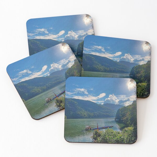 Item preview, Sunset Stillness Over Fewa Lake, Nepal designed and sold by Faruk Kalkan Travel Gallery.